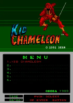 MegaTech: Kid Chameleon screen shot title